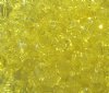 100 8mm Acrylic Faceted Yellow